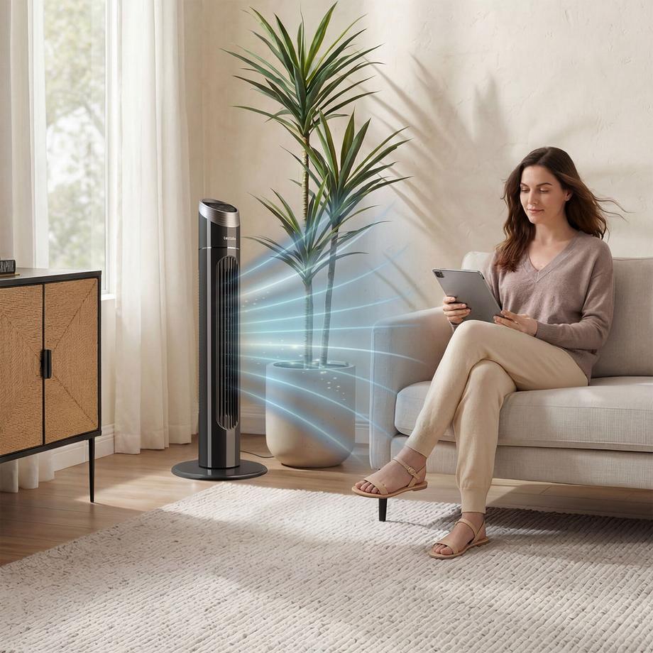 Tectake Ventilateur colonne  oscillant  