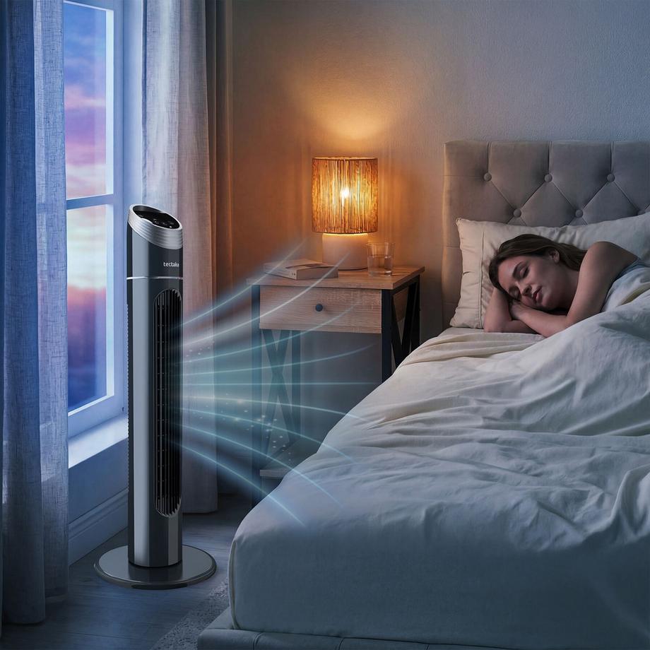 Tectake Ventilateur colonne  oscillant  