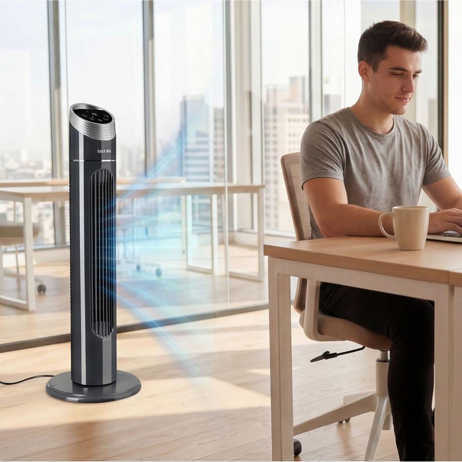 Tectake Ventilateur colonne  oscillant  
