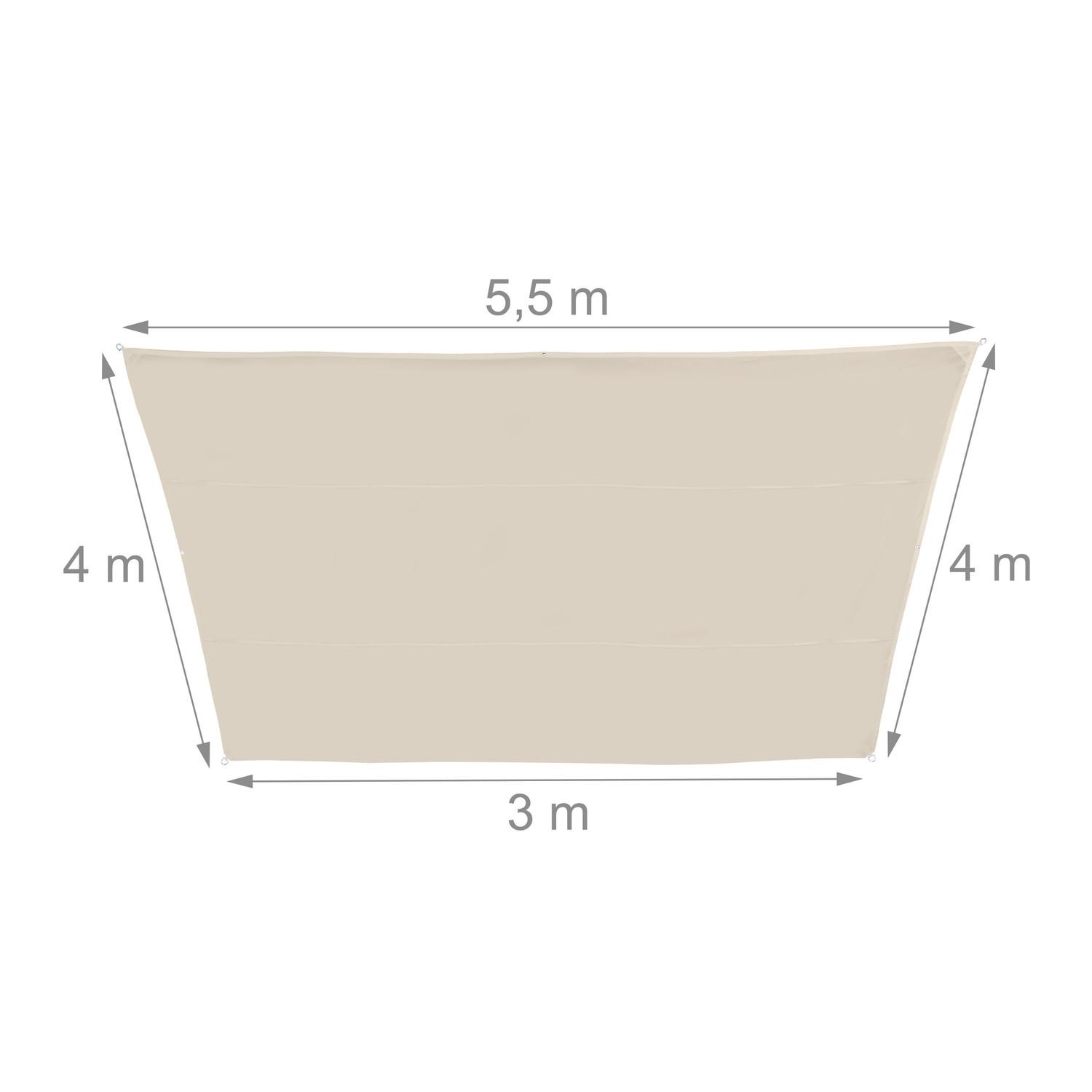 B2X Sonnensegel trapezförmig  