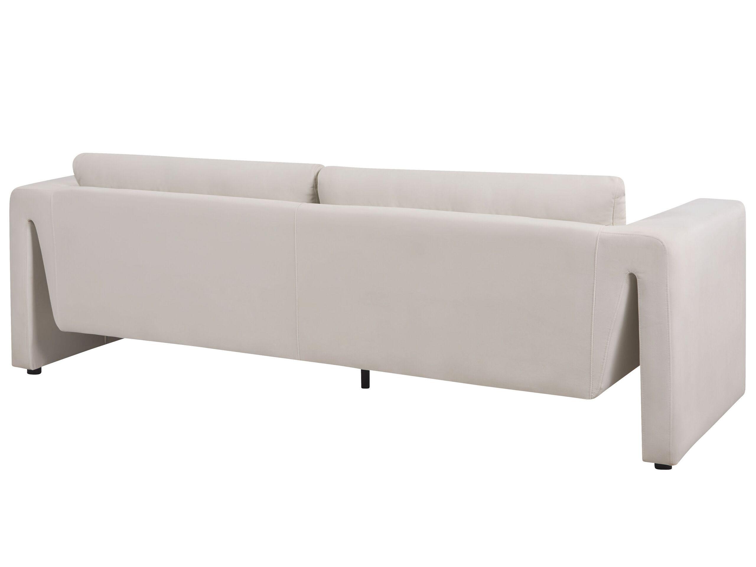 Beliani 3 Sitzer Sofa aus Samtstoff Modern MAUNU  