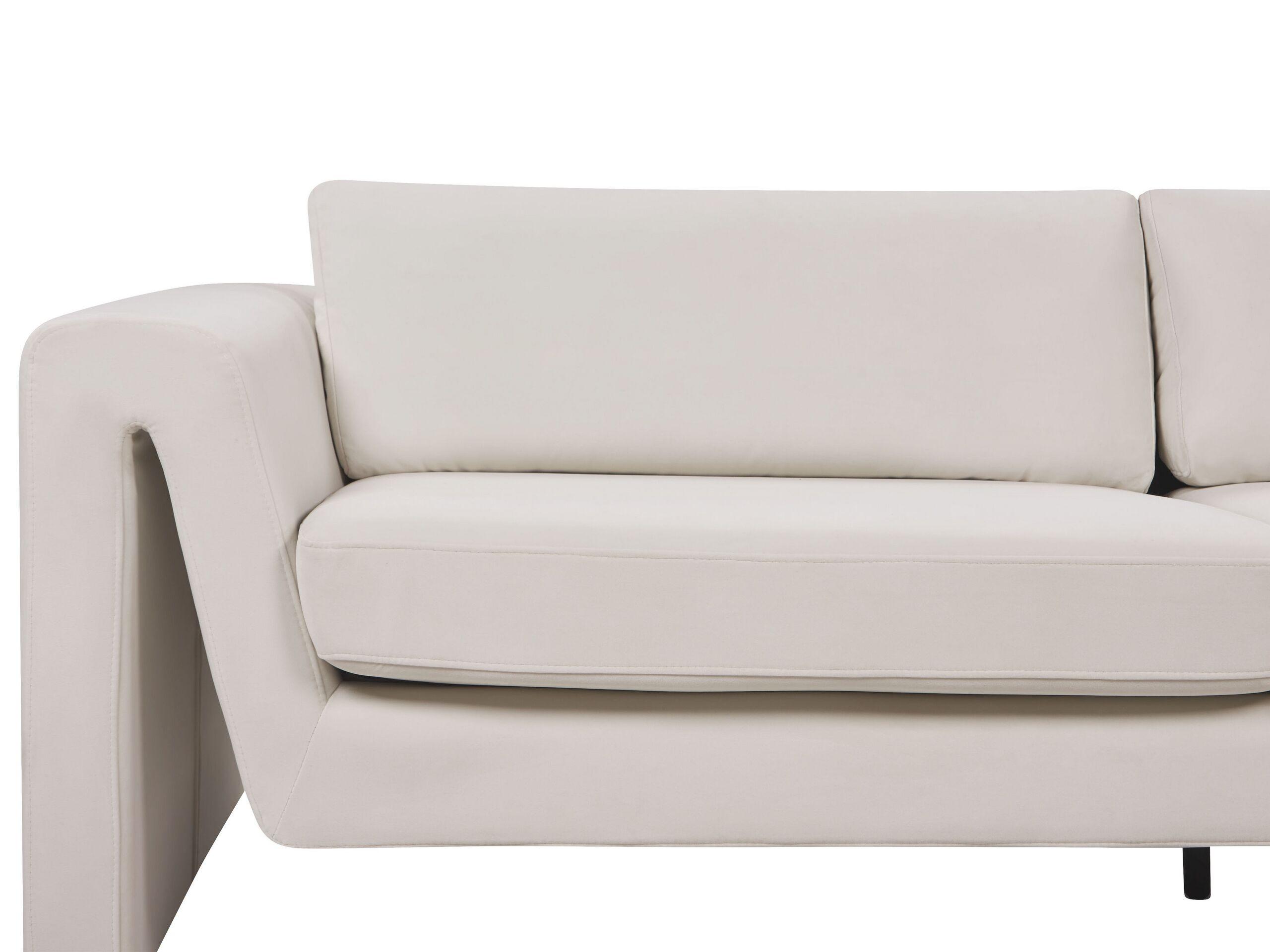 Beliani 3 Sitzer Sofa aus Samtstoff Modern MAUNU  