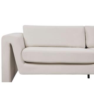 Beliani 3 Sitzer Sofa aus Samtstoff Modern MAUNU  