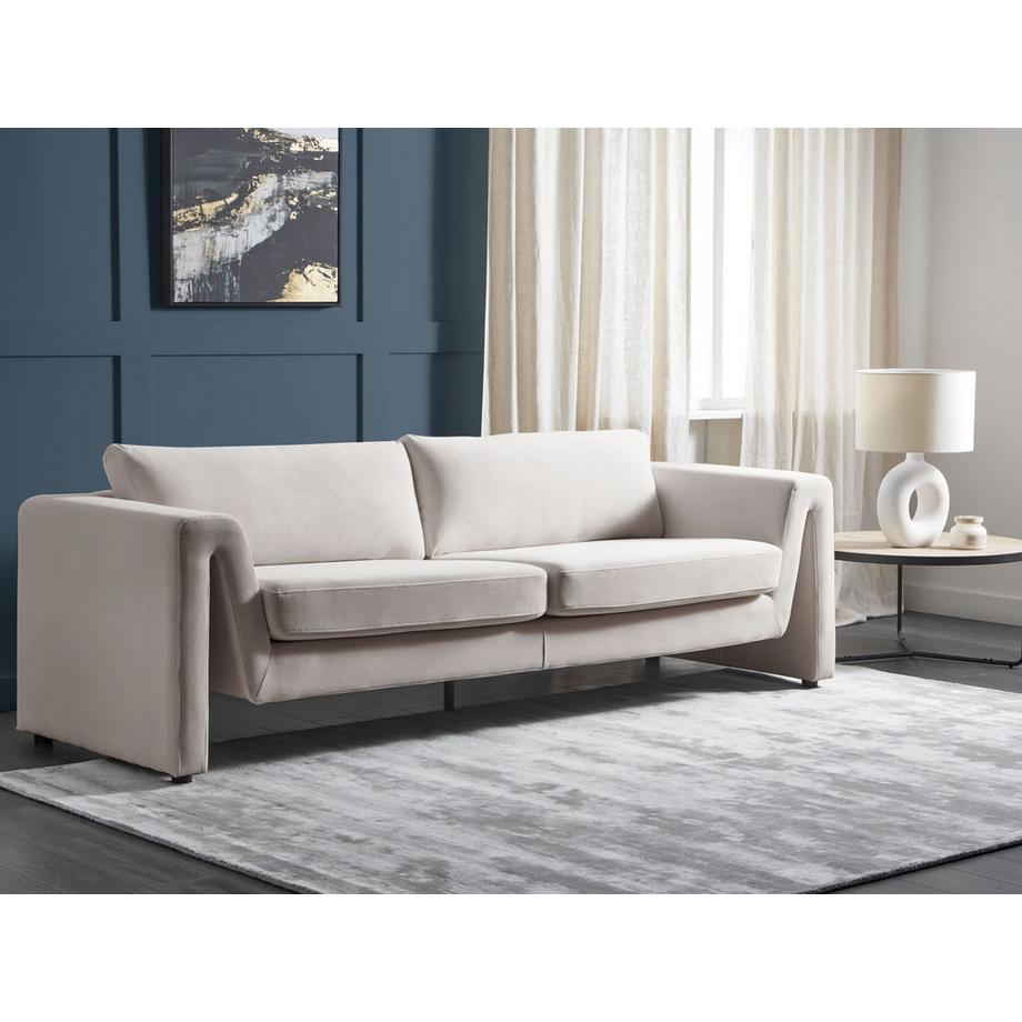 Beliani 3 Sitzer Sofa aus Samtstoff  MAUNU  