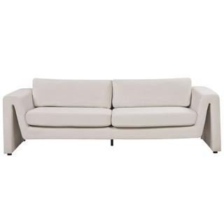 Beliani 3 Sitzer Sofa aus Samtstoff Modern MAUNU  