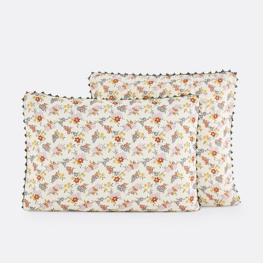 Taie d'oreiller en gaze de coton