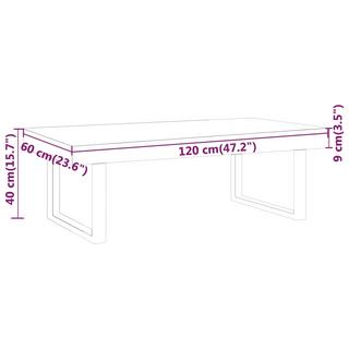 VidaXL tavolino da salotto MDF  