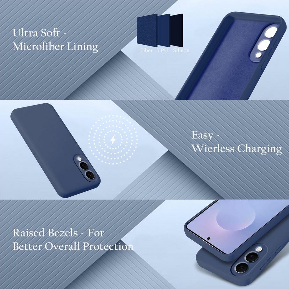 Cadorabo  Samsung Galaxy S25 Edge Hülle im Liquid Case Design 