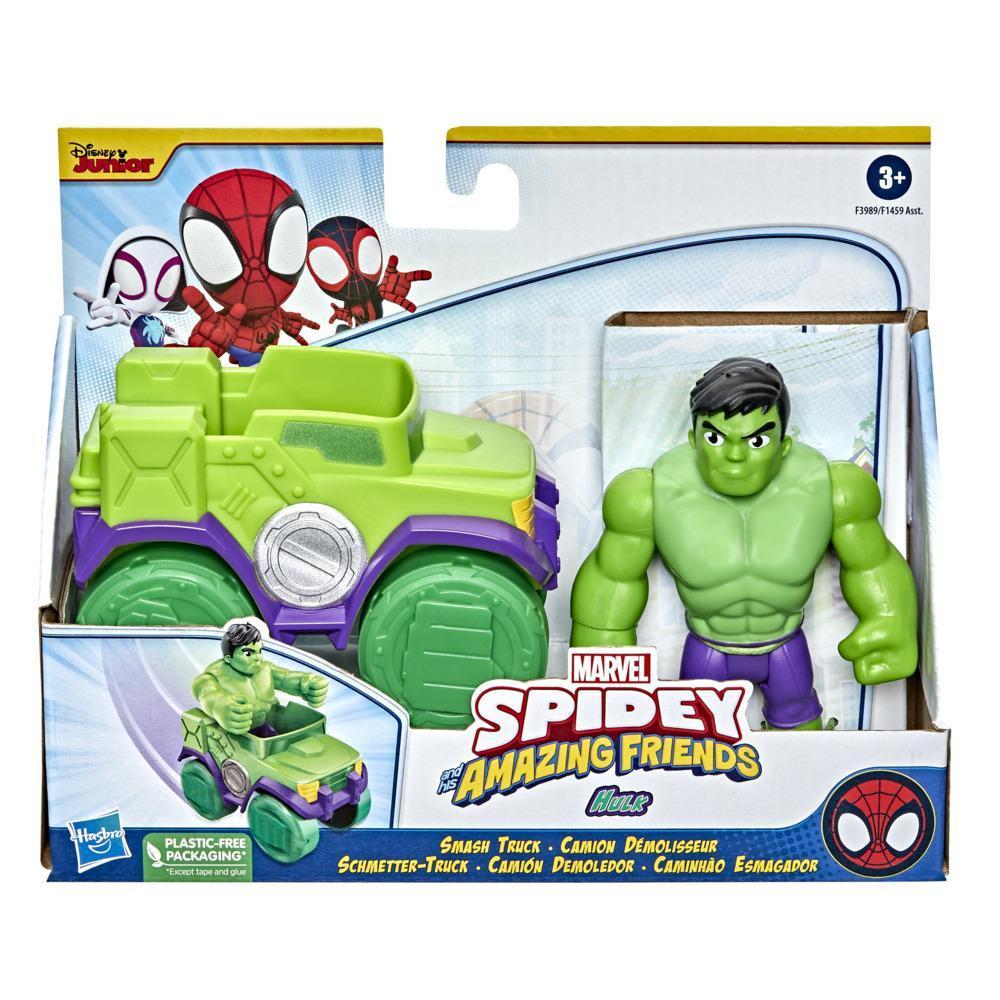 Hasbro  Spiderman Spidey Hulk Schmetter-Truck 