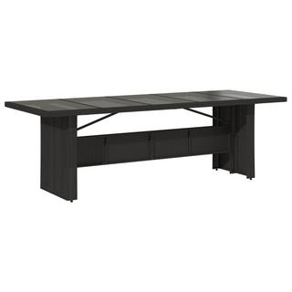 VidaXL Table de jardin rotin synthétique  