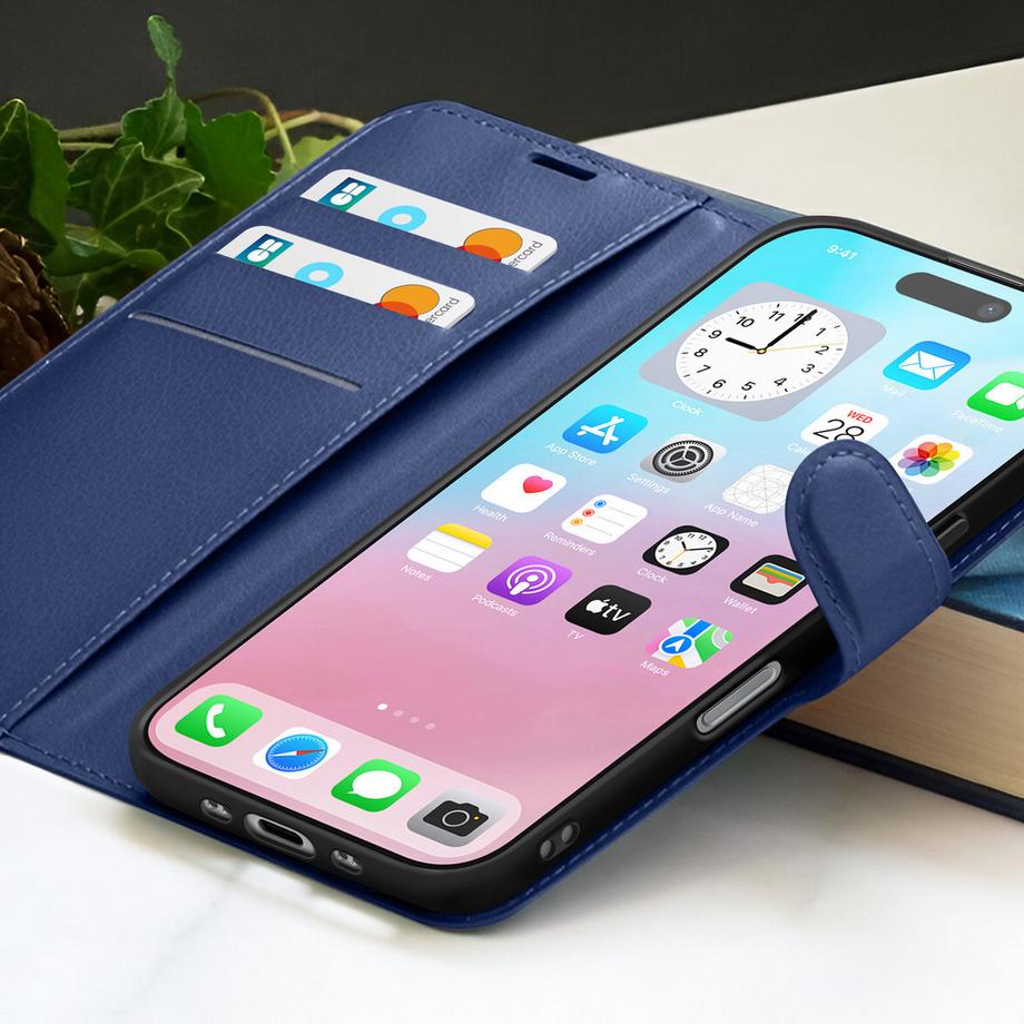 ZANAE  Étui Portefeuille iPhone 17 Air Premium 