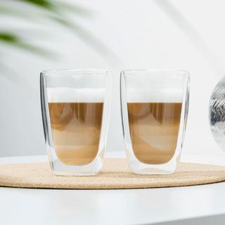FS-STAR Verre à latte macchiato, set de 2 verres à double paroi  