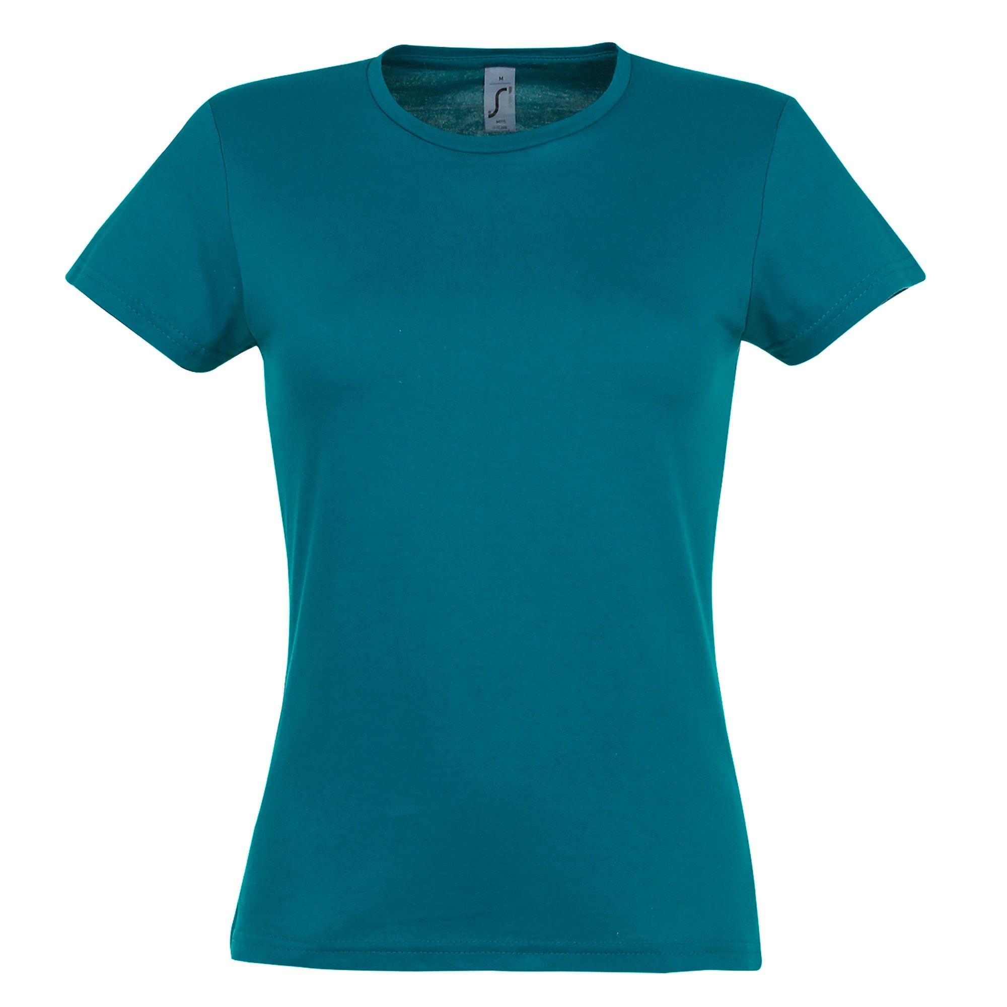 Image of Tshirt, Kurzarm, Rundhalsausschnitt Damen Horizon Blue XXL