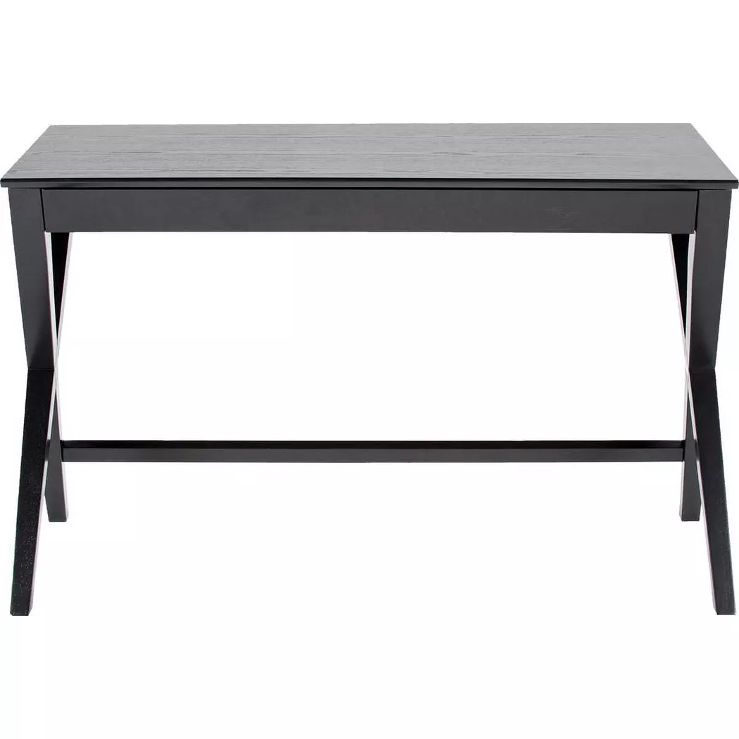 Writex Desk 1 Drawer in Black, Black