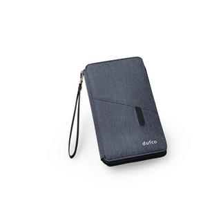 dufco by styro Portefeuille de voyage avec powerbank 4000 mAh "Smart Organizers", bleu jeans avec dufco logo  