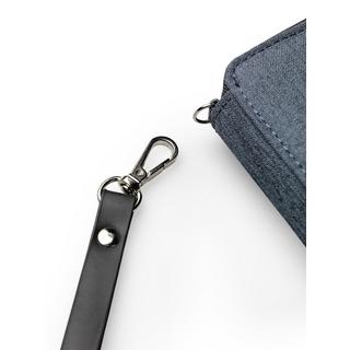 dufco by styro Portefeuille de voyage avec powerbank 4000 mAh "Smart Organizers", bleu jeans avec dufco logo  