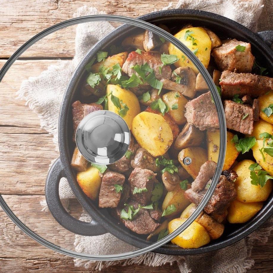 Orion  Glasdeckel für Backofen mit Stahlrahmen und Dampfventil 