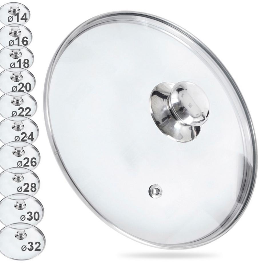 Orion  Glasdeckel für Backofen mit Stahlrahmen und Dampfventil 