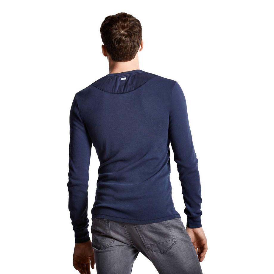 Schiesser Revival Maglia a maniche lunghe Henley  