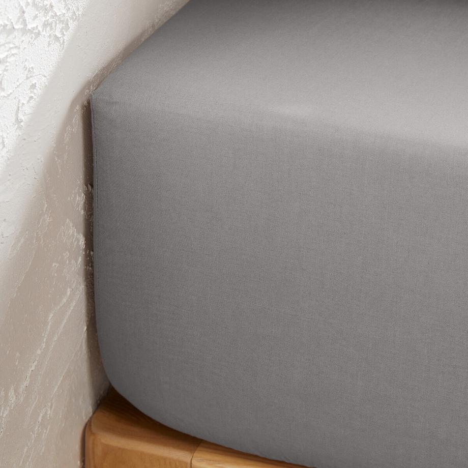 La Redoute Intérieurs Scenario Drap Housse Uni en Polycoton  