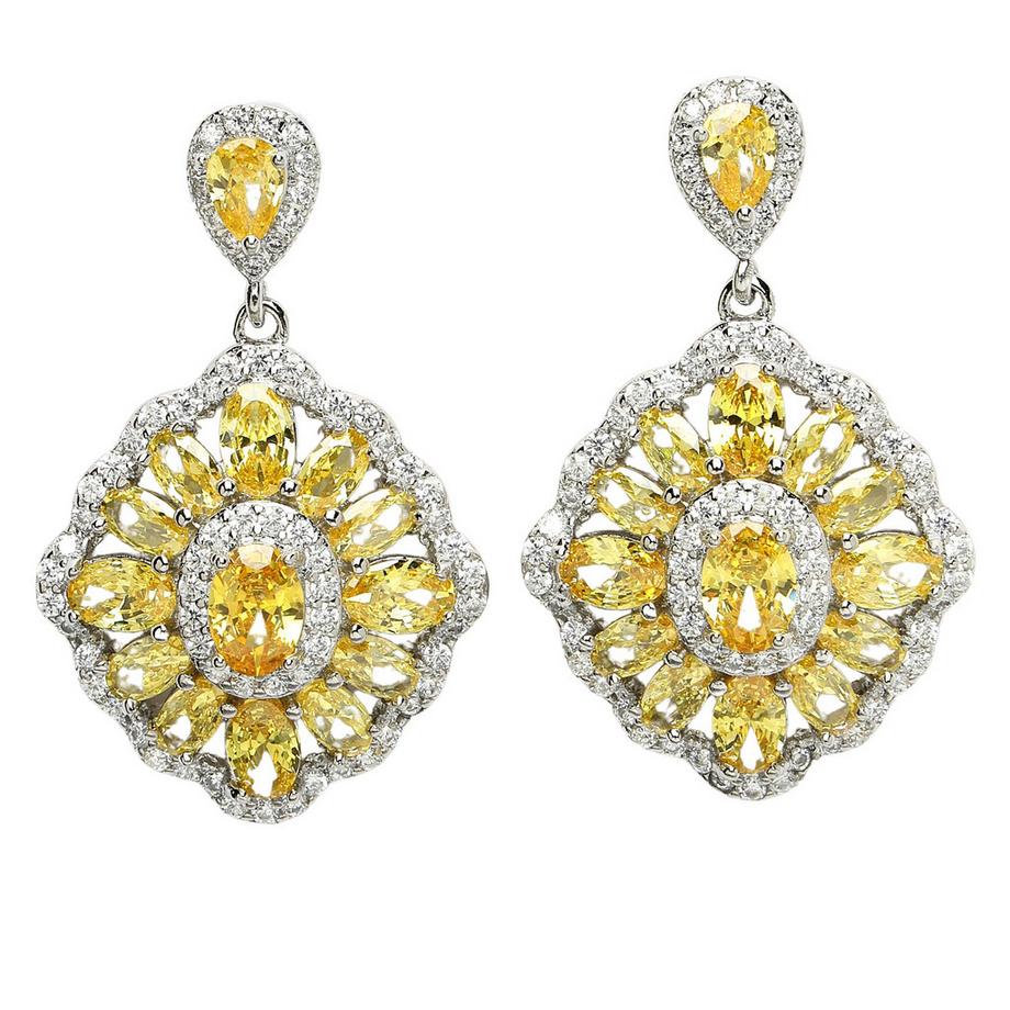 Diva Kollektion Cubic Zirconia Statement Ohrringe