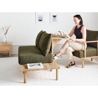 Beliani 2 Sitzer Sofa aus Bouclé Skandinavisch SALO  