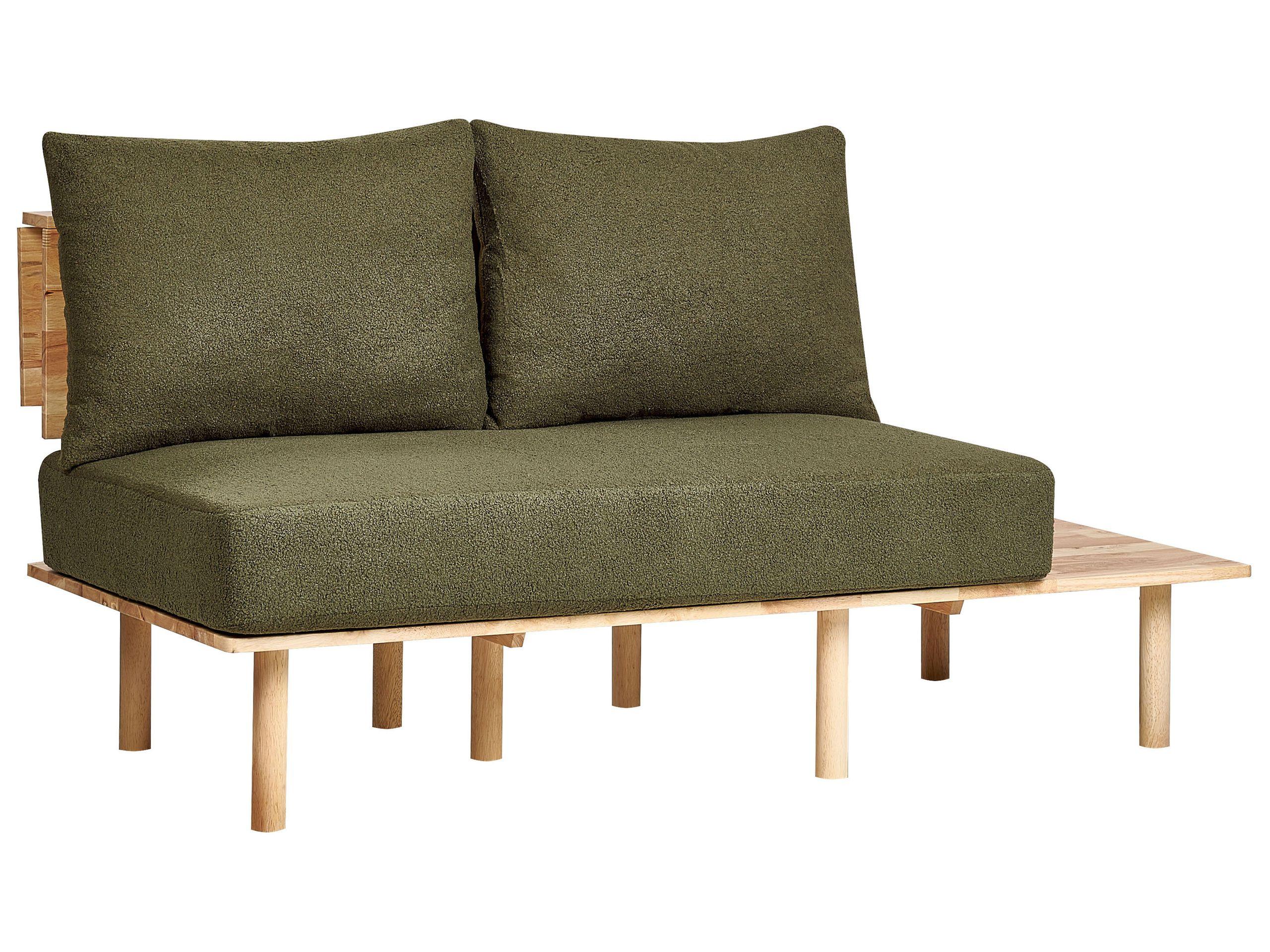 Beliani 2 Sitzer Sofa aus Bouclé Skandinavisch SALO  