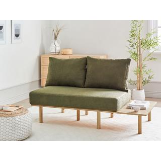 Beliani 2 Sitzer Sofa aus Bouclé Skandinavisch SALO  