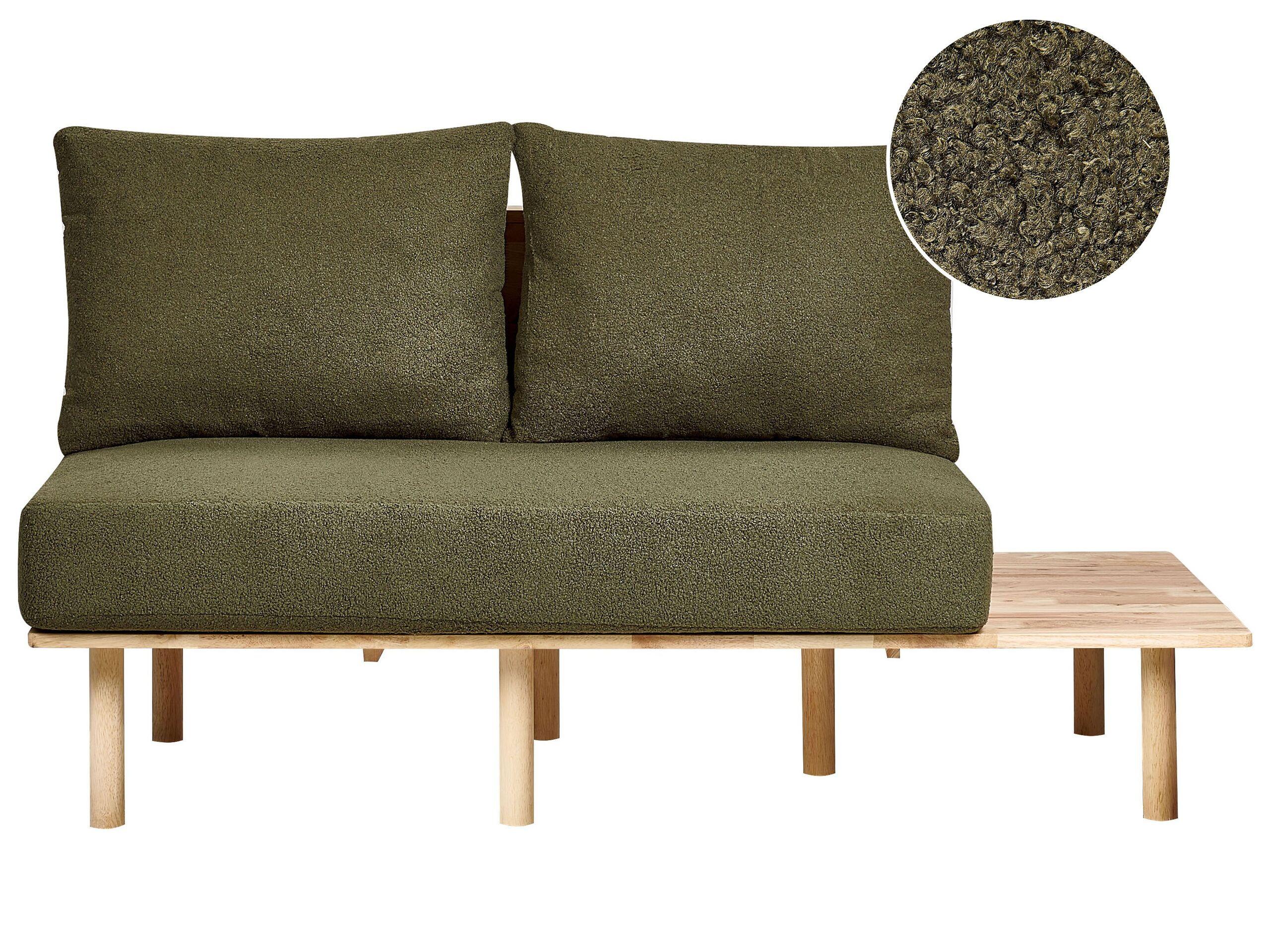 Beliani 2 Sitzer Sofa aus Bouclé Skandinavisch SALO  