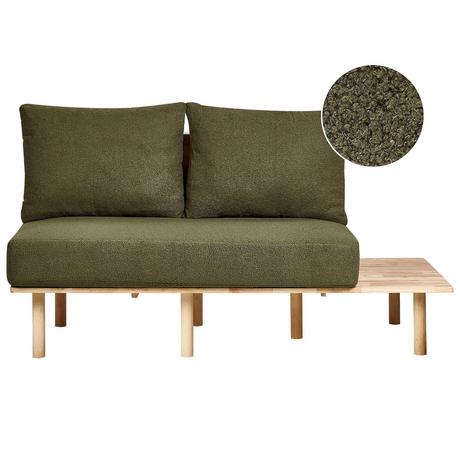 Beliani 2 Sitzer Sofa aus Bouclé Skandinavisch SALO  