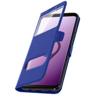 Avizar  Galaxy S9 Hülle Flip View Cover Blau 