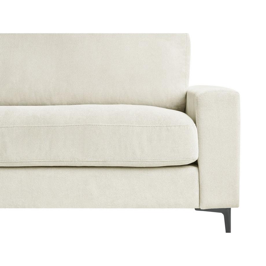 Beliani Canapé d'angle côté droit en Tissu chenille  MALOY  