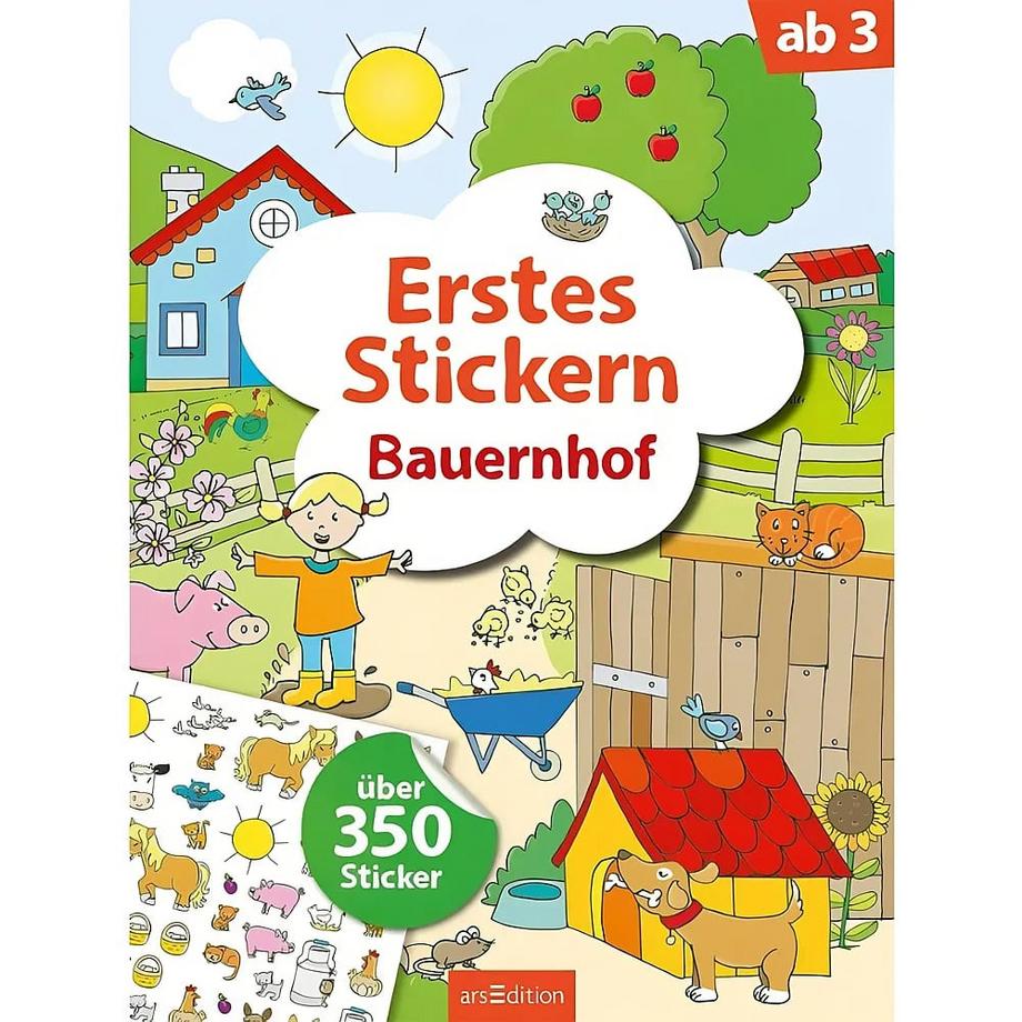 ARS EDITION  Erstes Stickern - Bauernhof 