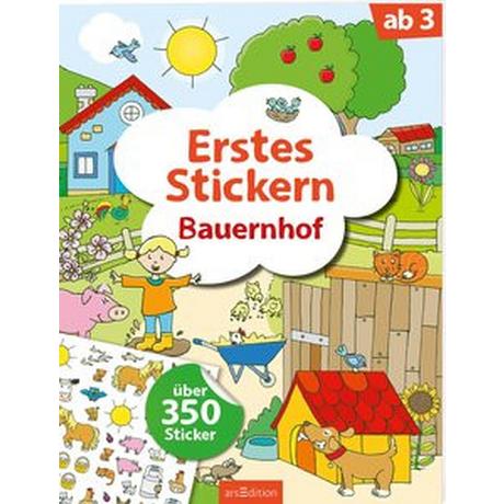 ARS EDITION  Erstes Stickern - Bauernhof 