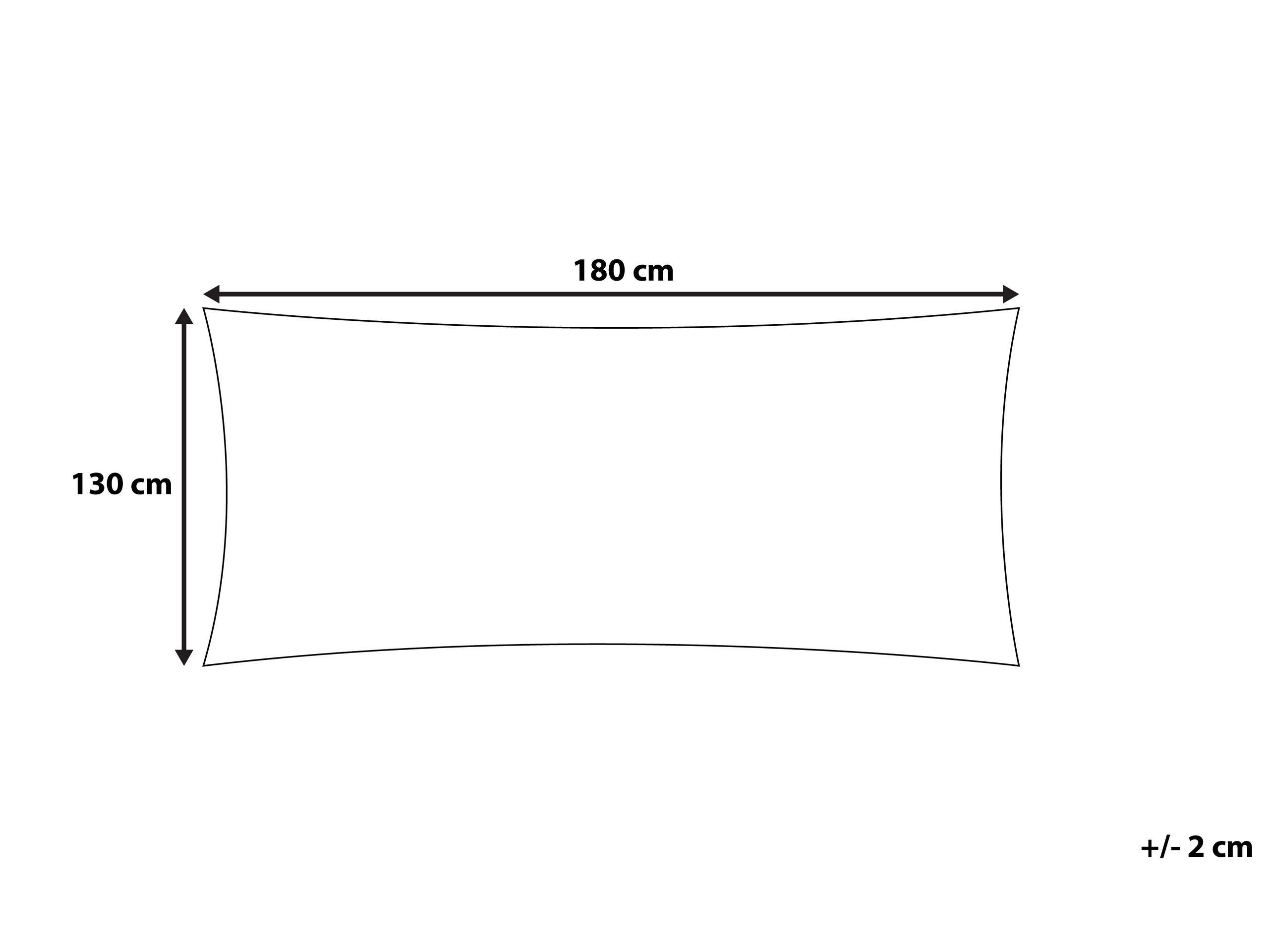 Beliani ASAKA Couverture Douillette en Coton Boho  