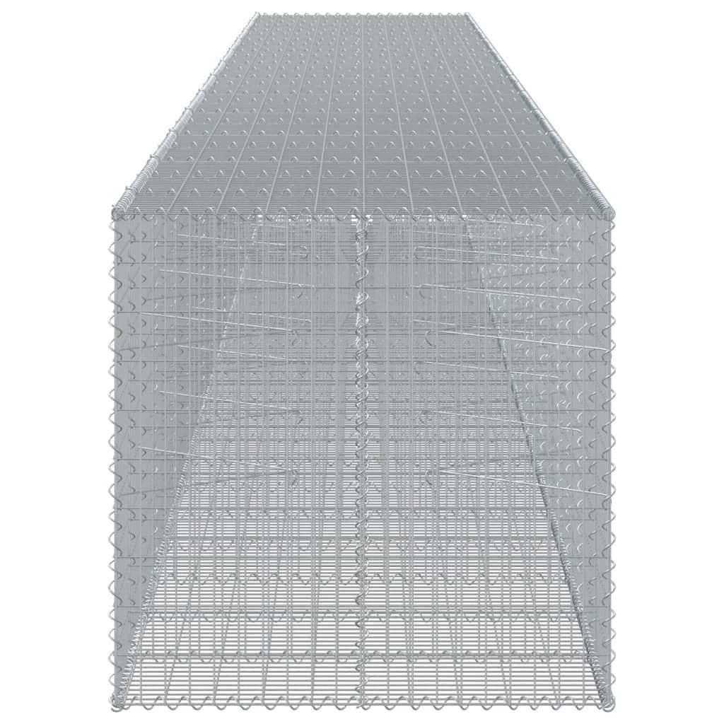 VidaXL Panier gabion fer  