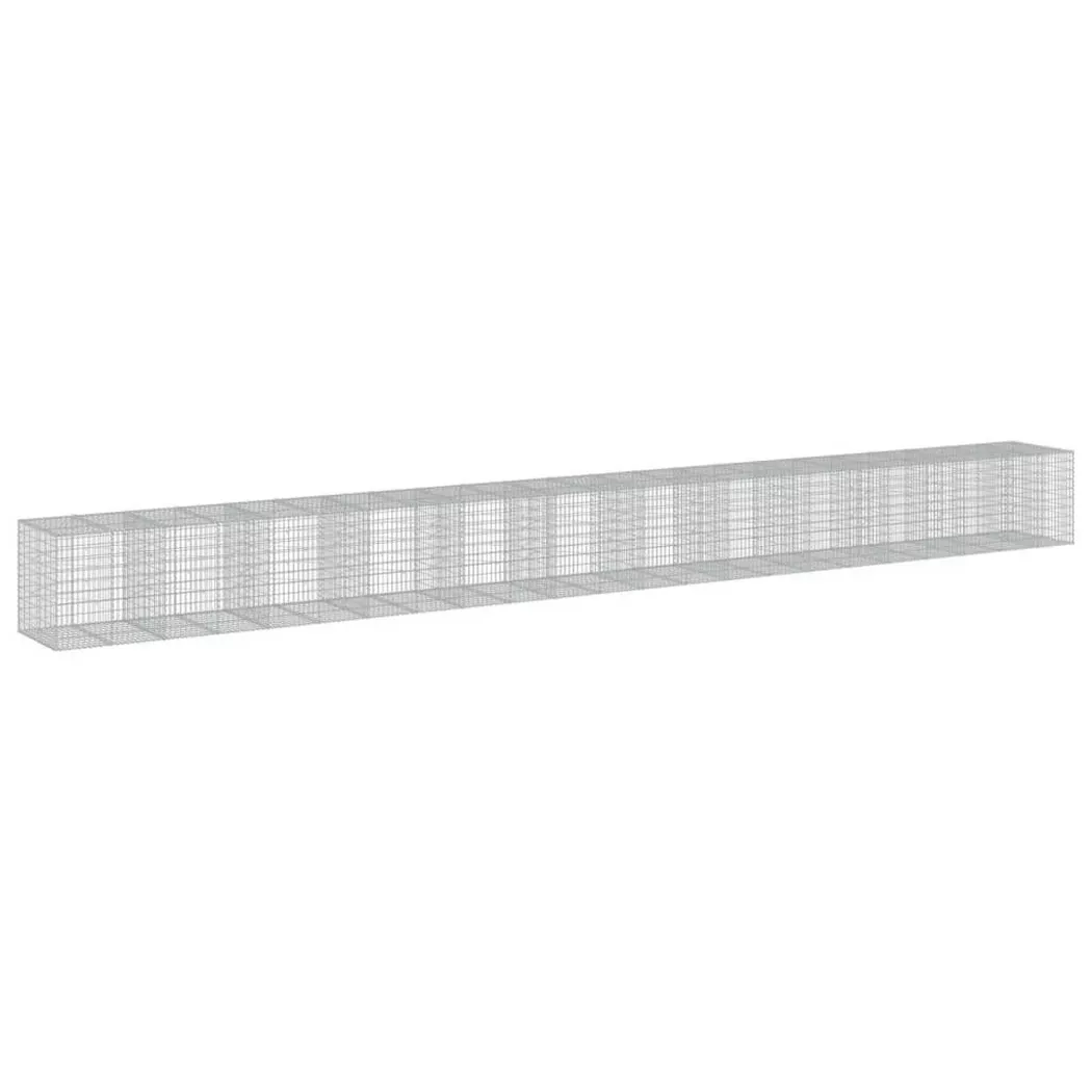 VidaXL - Panier gabion fer, One Size, Argent