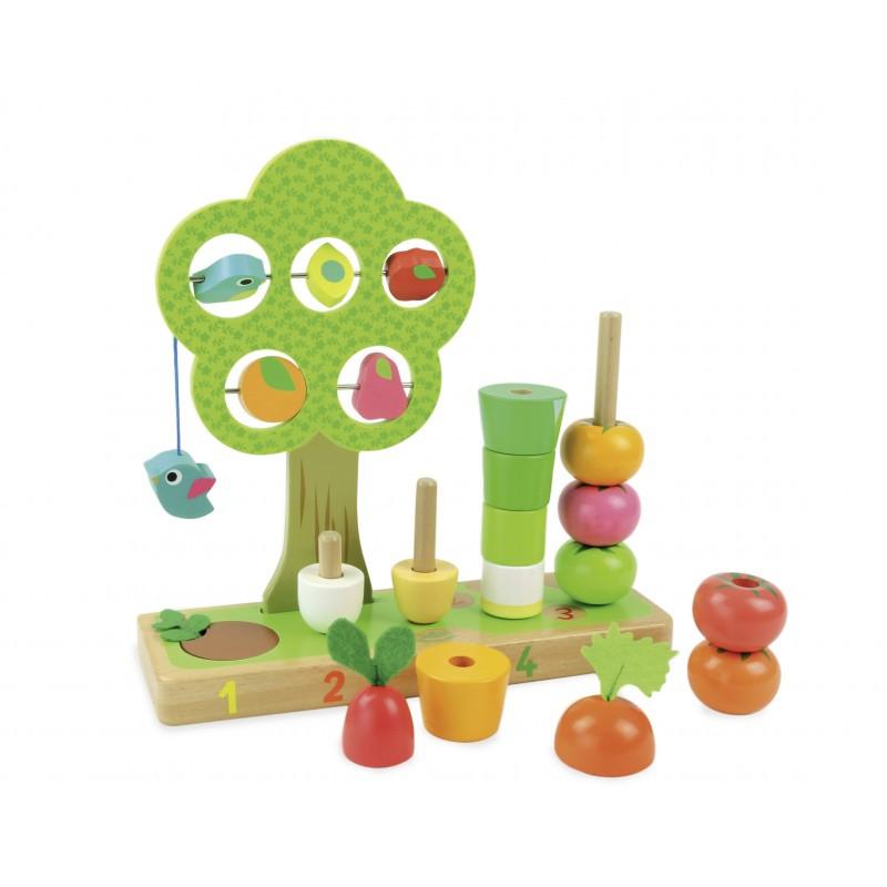 Vilac  Gemüsegarten Stapelspiel, Erste Spielzeuge, Vilac 