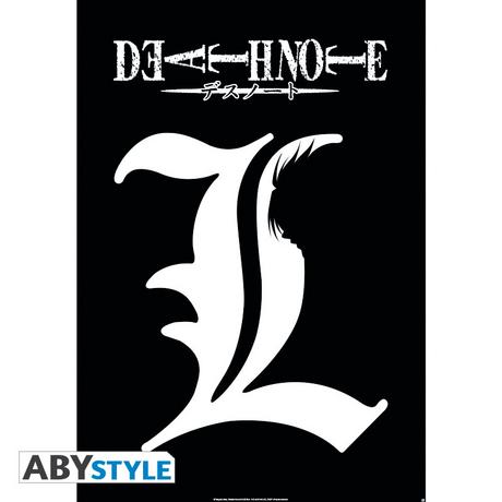 Abystyle Poster - Gerollt und mit Folie versehen - Death Note - L  