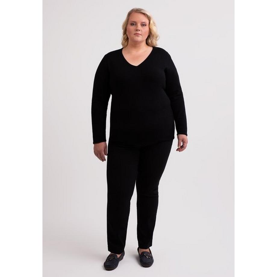 CASH-MERE.CH Pull col V en cachemire recyclé  