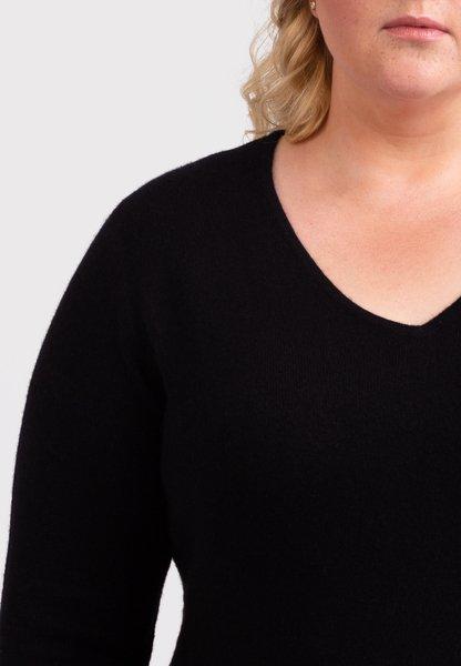 CASH-MERE.CH  Recycelter Kaschmir V-Ausschnitt Pullover 