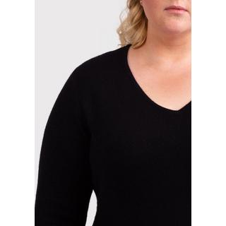 CASH-MERE.CH  Recycelter Kaschmir V-Ausschnitt Pullover 