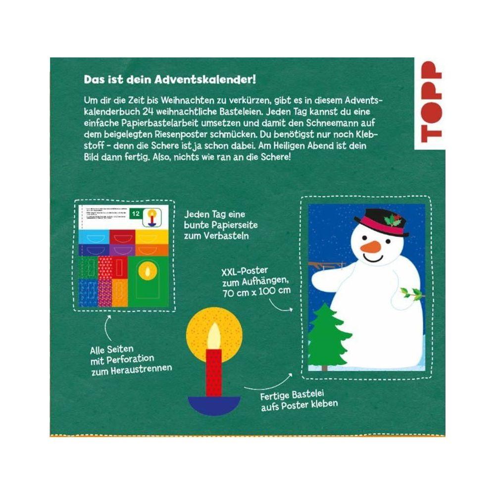 Frech Das Adventskalender-Verbastelbuch für die Allerkleinsten. Schneiden und Kleben. Schneemann. Mit Schere  