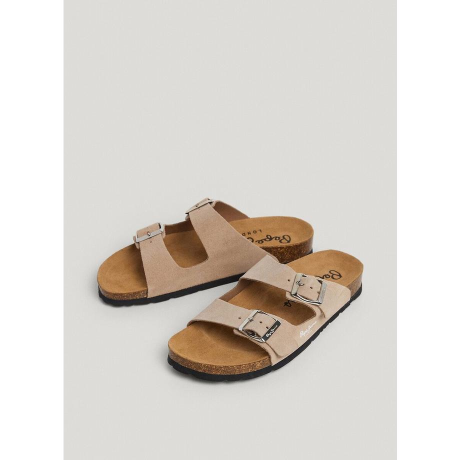 Pepe Jeans Oban Suede Scarpe da Ginnastica Doppelte Riemchenpantoletten Oban Suede 
