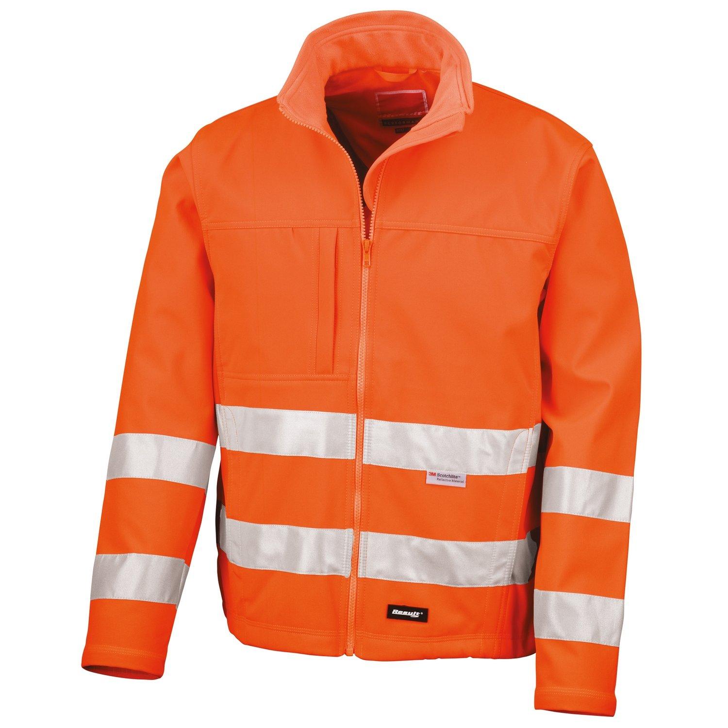 Result  Core Hi Vis Winter Softshell Jacke, Wasser und Wind abweisend 