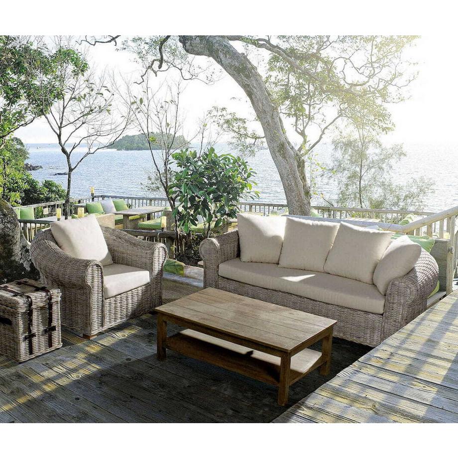 mutoni Garten Couchtisch Holz Brasilia 110x65  