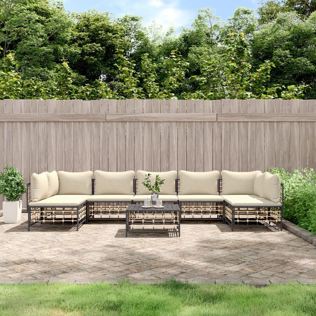 VidaXL Garten lounge set poly-rattan  