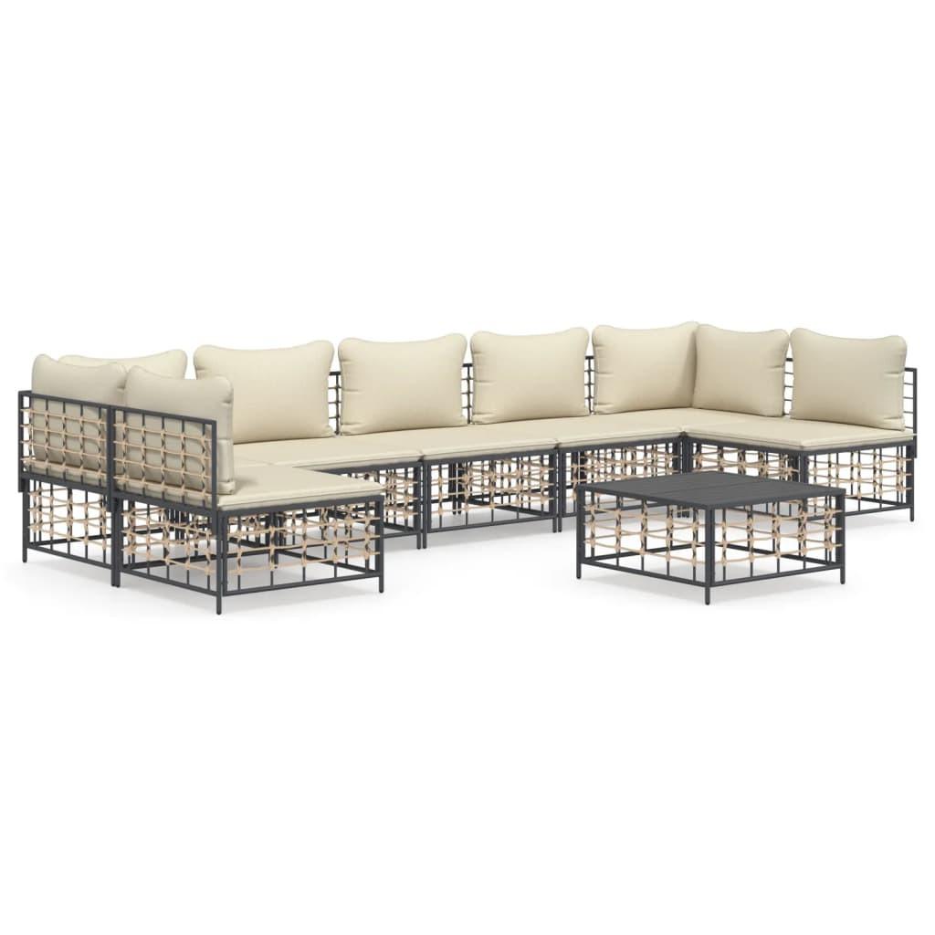 VidaXL Garten lounge set poly-rattan  