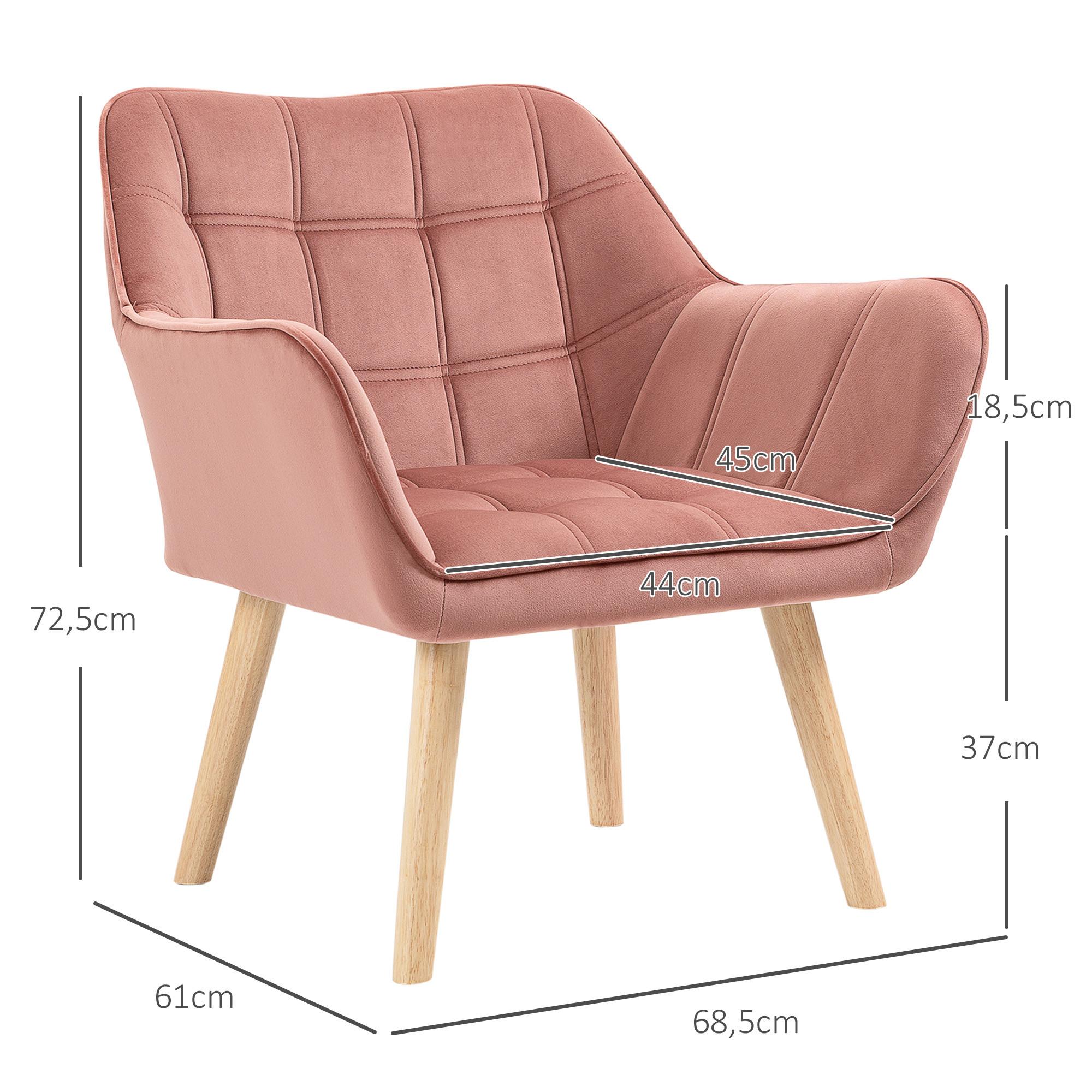 HOMCOM Fauteuil simple  