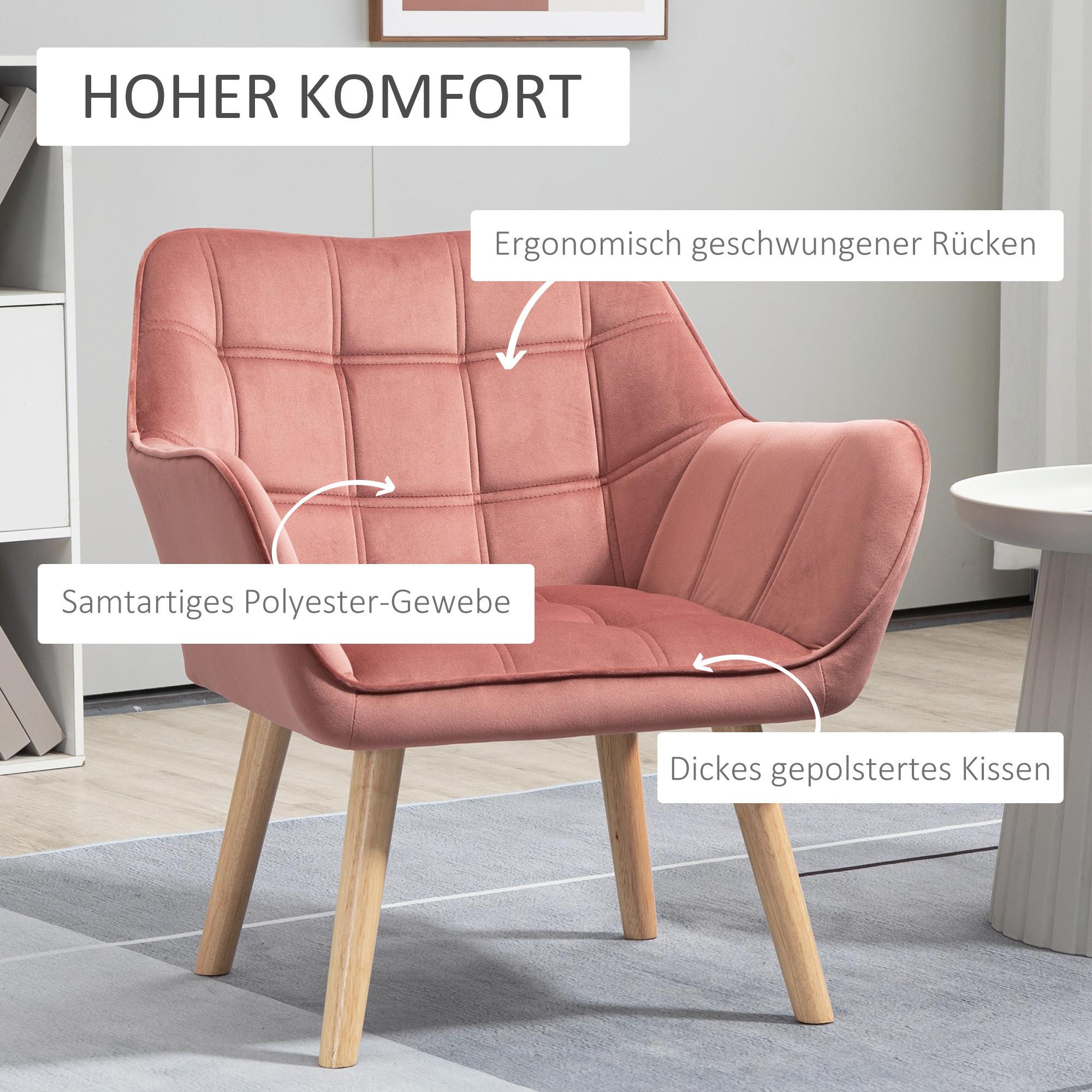 HOMCOM Fauteuil simple  